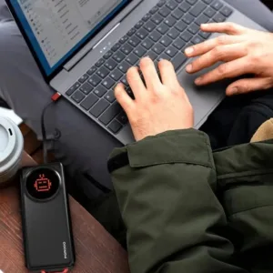 پاوربانک 45 وات پرودو مدل PBFCH072 ظرفیت 10000 میلی‌آمپرساعت به همراه کابل USB-C