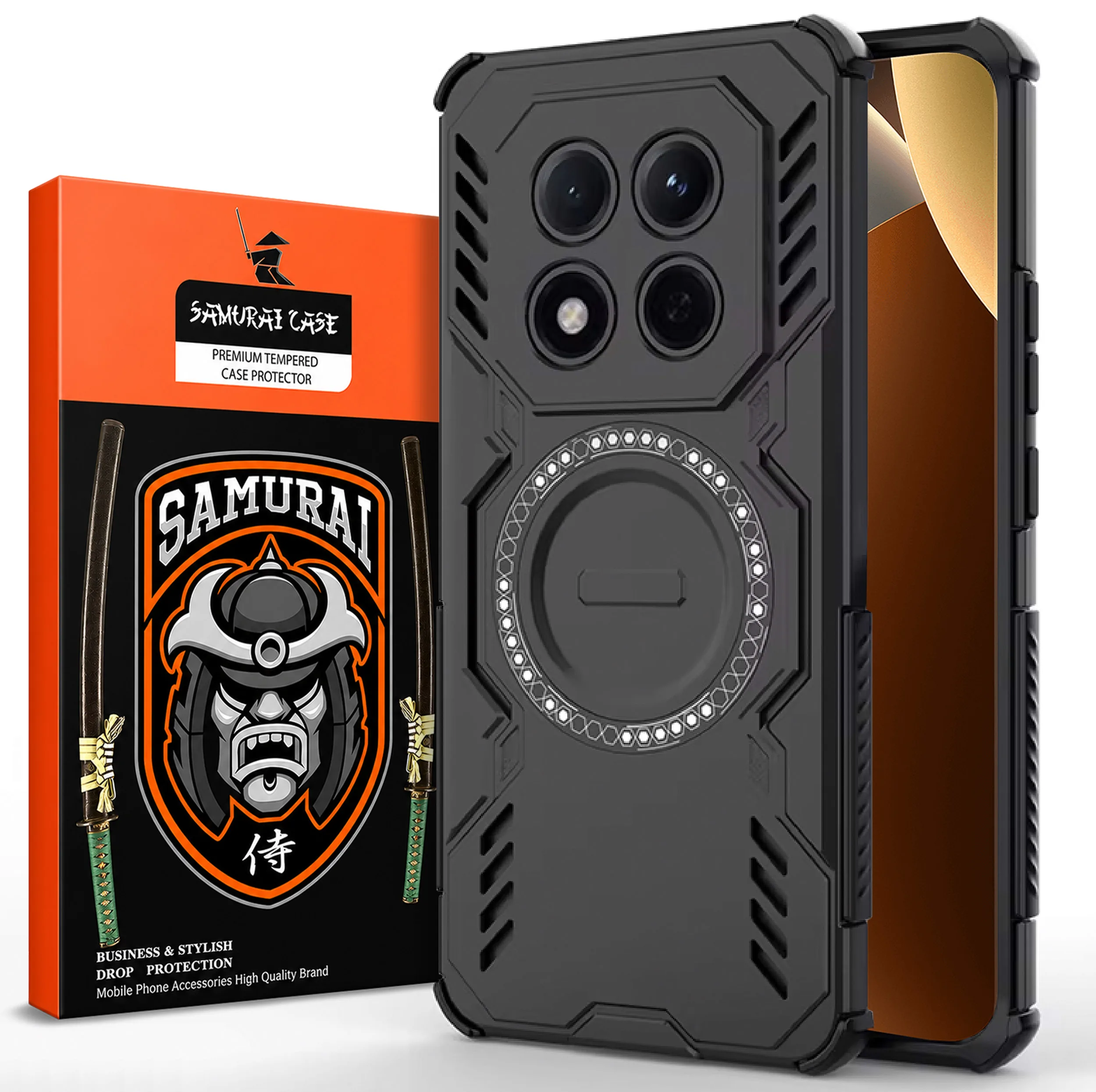 کاور سامورایی مدل Hunter مناسب برای گوشی موبایل شیائومی  Redmi Note 15 Pro Plus / Poco M8 Pro 5G