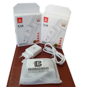 شارژر دیواری بیبوشی مدل C43 به همراه کابل تبدیل microUSB