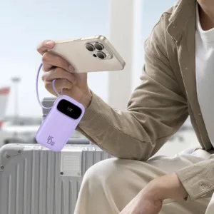 پاوربانک 45 وات بیسوس مدل FC31 PPQD3‑1040 ظرفیت 10000 میلیآمپرساعت