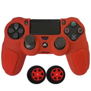 محافظ دسته پلی استیشن ۴ مدل Anti slip PS4396 به همراه روکش آنالوگ