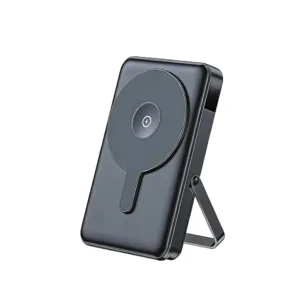 پاوربانک 20 وات رسی مدل RPB-W27 ظرفیت 10000 میلی‌آمپر‌ساعت به همراه کابل متصل USB-C و لایتنینگ