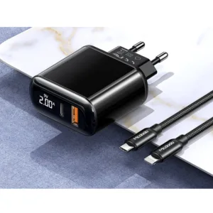 شارژر دیواری مک دودو مدل CH-7171 به همراه کابل تبدیل لایتنینگ
