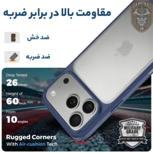 کاور سامورایی مدل Specter مناسب برای گوشی موبایل اپل iPhone 17 Pro Max