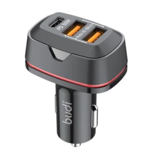 شارژر فندکی 30 وات سه پورت بودی مدل CC616TB