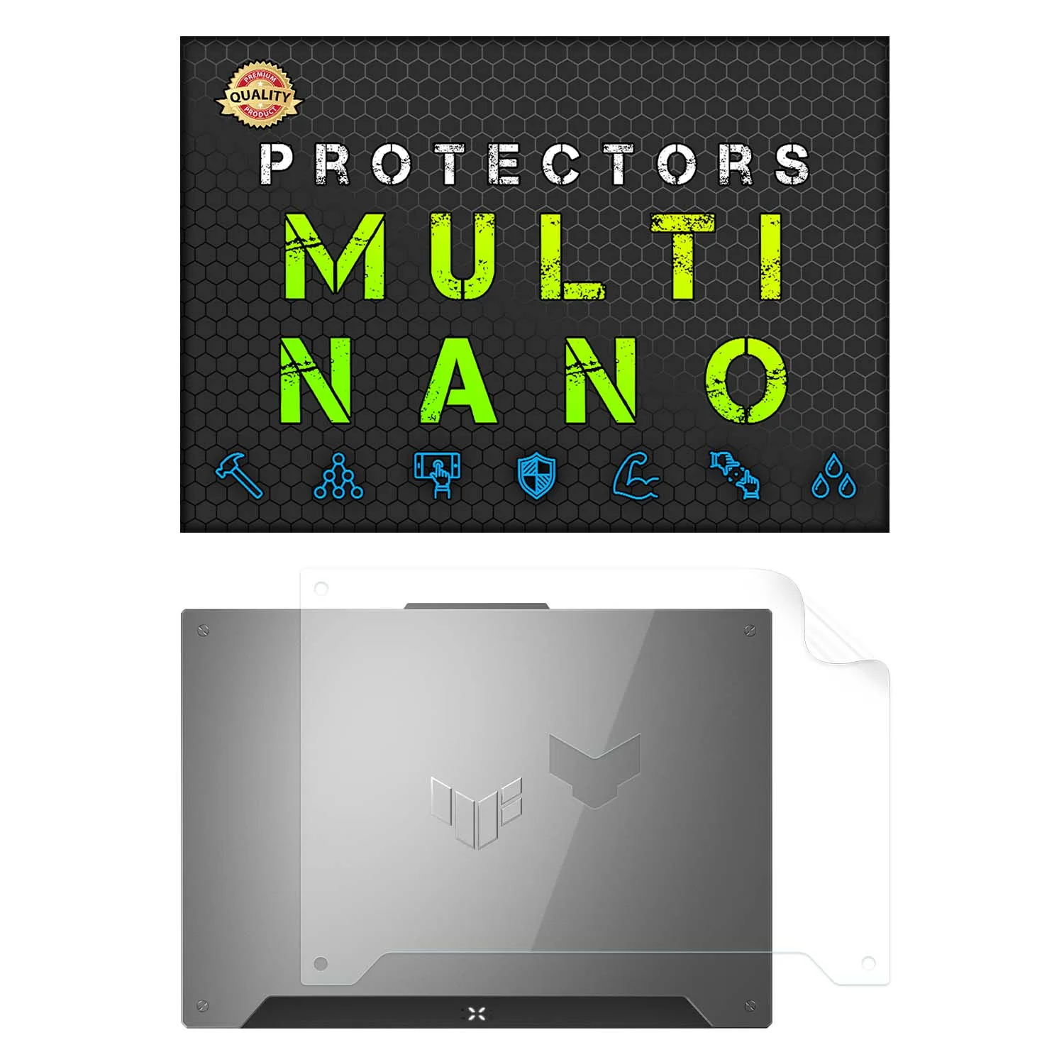 محافظ پشت لپ تاپ مولتی نانو مدل X-F1T مناسب برای لپ تاپ ایسوس TUF Gaming F15 FX507ZC4 15.6 inch 2022