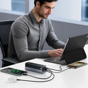 پاوربانک 145 وات بیسوس مدل EnerGeek GP12 ظرفیت 20800 میلیآمپرساعت