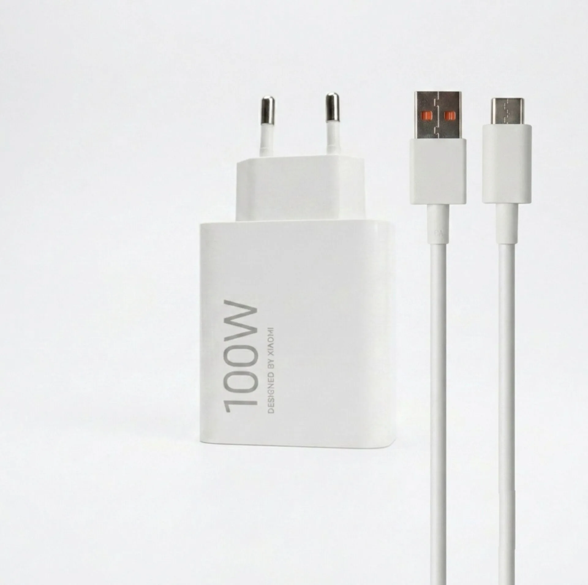 شارژر دیواری ۱۰۰ وات مدل MDY-19-ER به همراه کابل تبدیل USB-A به USB-C