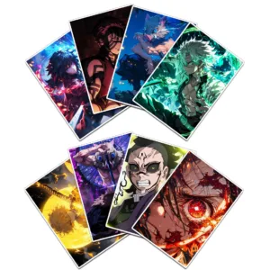 استیکر و برچسب گوفی مدل تانجیرو نزوکو انیمه شیطان کش Demon Slayer Anime کد T03 مجموعه 8 عددی