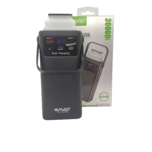 پاوربانک 22.5 وات وی اسمارت مدل VS-539 ظرفیت 30000 میلیآمپرساعت به همراه سه کابل Micro USB، USB-C و لایتنینگ