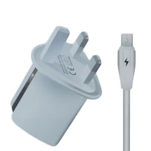 شارژر دیواری 10.5 وات مدل 2.1A) به همراه کابل تبدیل MICROUSB