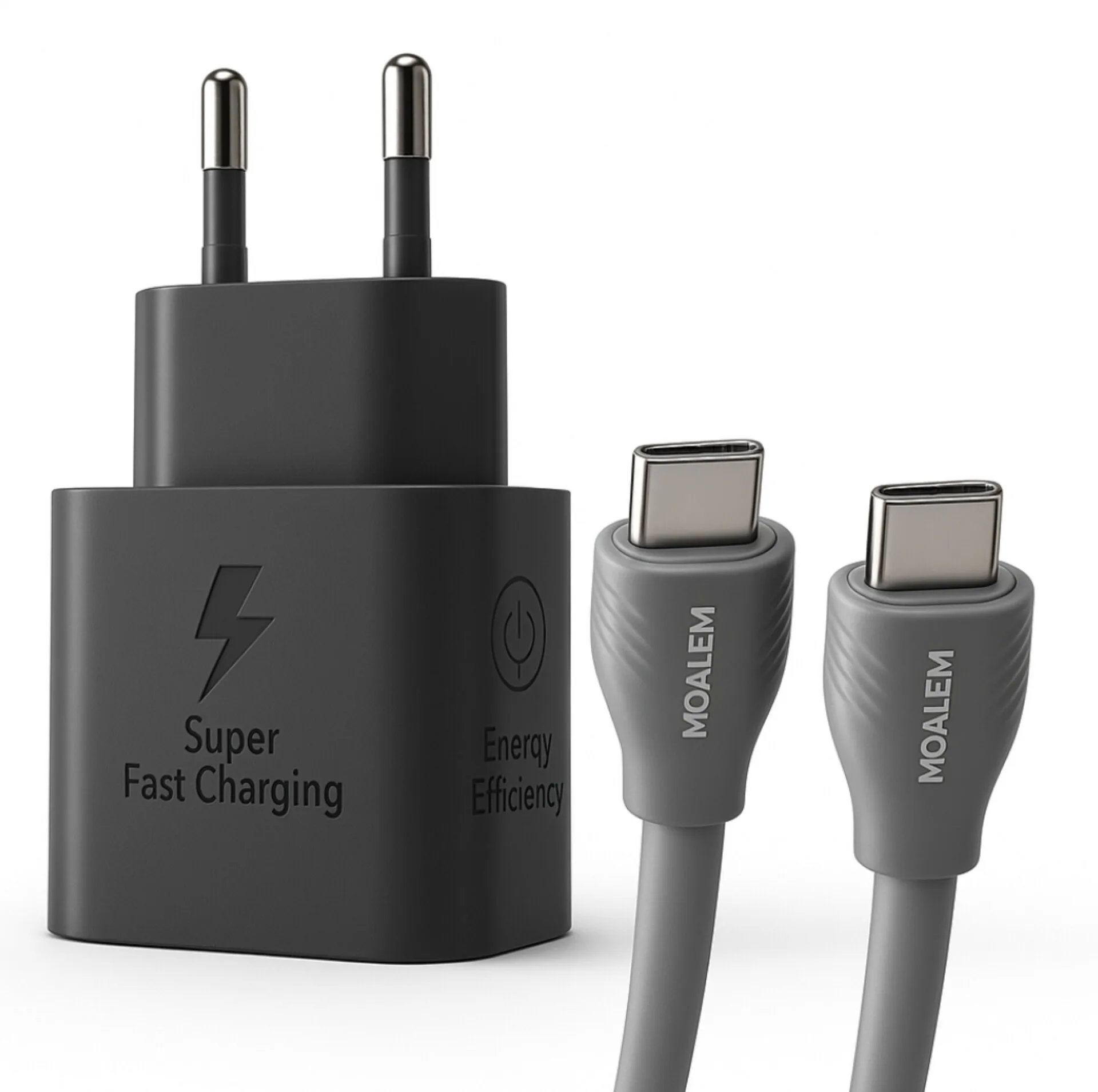شارژر دیواری 25 وات معلم نوین مدل Galaxy A26 به همراه کابل USB-C