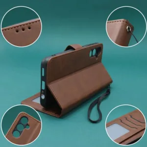 کیف کلاسوری راینو مدل KF-LC مناسب برای گوشی موبایل سامسونگ Galaxy A50 به همراه بند آویز