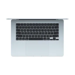 لپتاپ اپل مدل MacBook Air MC7A4 2025 LLA با پردازنده Apple M4، رم 16GB، حافظه SSD با ظرفیت 256GB، نمایشگر 15.3 اینچ Retina، دارای نور پسزمینه کیبورد، حسگر اثر انگشت، سیستمعامل Apple Mac OS
