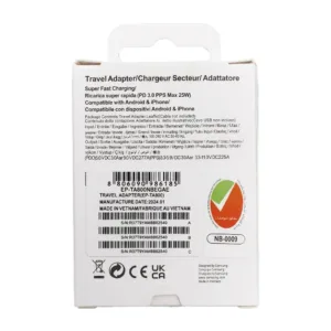 شارژر دیواری 25 وات  مدل EP-T2510