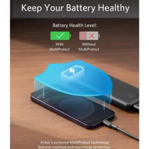 پاوربانک انکر مدل PowerCore III A1247 ظرفیت 10000 میلی آمپر ساعت