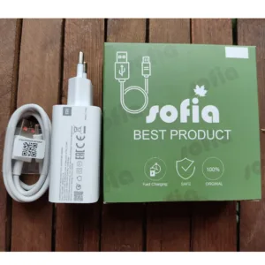 شارژر دیواری شیائومی مدل POCOX3PRO33 به همراه کابل تبدیل USB-C
