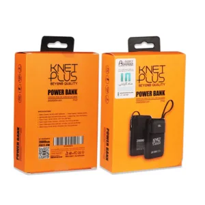 پاوربانک کی نت پلاس مدل KP-PB20000P42 ظرفیت 20000 میلی آمپر ساعت