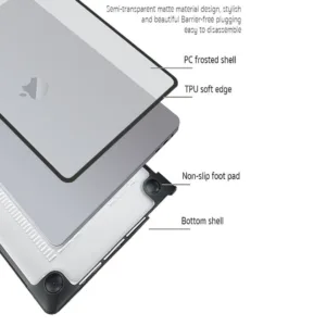 کاور محافظ کوتتسی مدل PC Frosted MacBook Air 11002 مناسب برای مک بوک ایر 13 اینچی