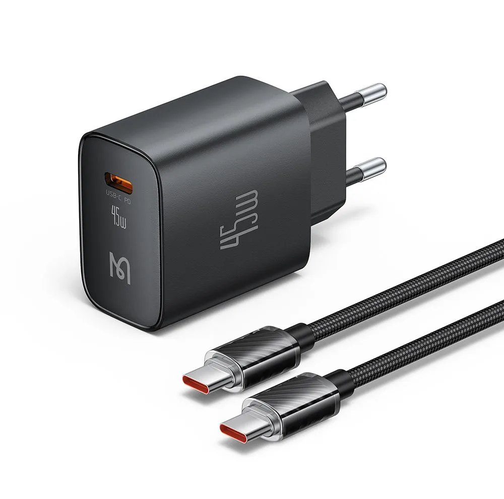 شارژر دیواری 45 وات مک دودو مدل CH-5080 به همراه کابل USB-C