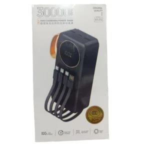 پاوربانک بی سیم 22.5 وات گجبی مدل R53G ظرفیت 30000 میلی‌آمپرساعت