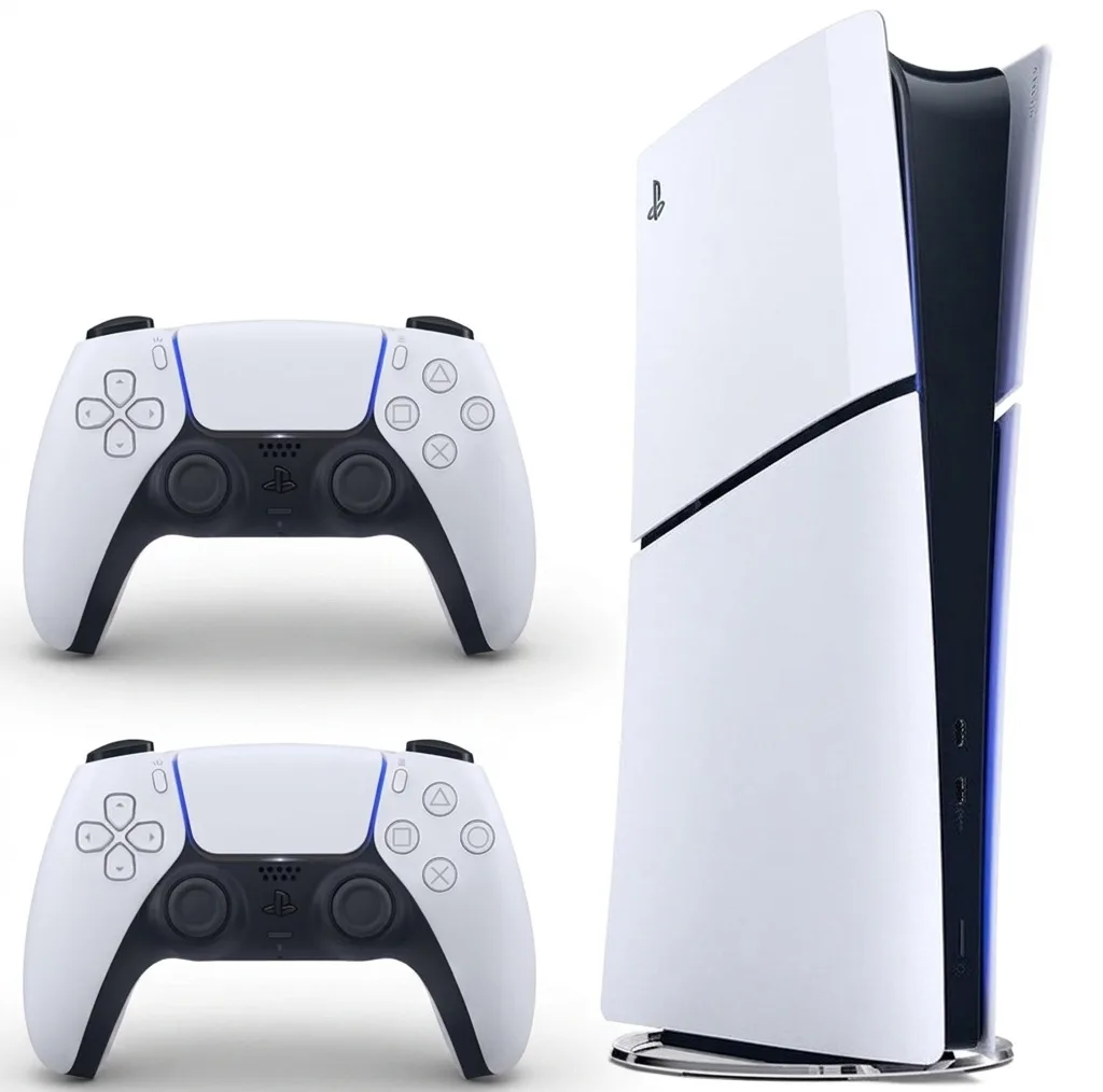 کنسول بازی سونی مدل PlayStation 5 Slim Digital Edition ظرفیت یک ترابایت ریجن 2015 به همراه دسته اضافه