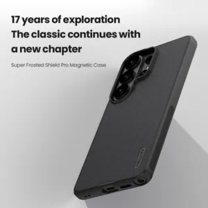 کاور نیلکین مدل Super Frosted Shield Pro Magnetic مناسب برای گوشی موبایل سامسونگ Galaxy S26 Ultra