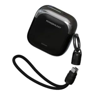 پاوربانک 20 وات پاورولوجی مدل BAHAMAS با ظرفیت 10000 هزار میلی آمپر ساعت به همراه کابل USB-C