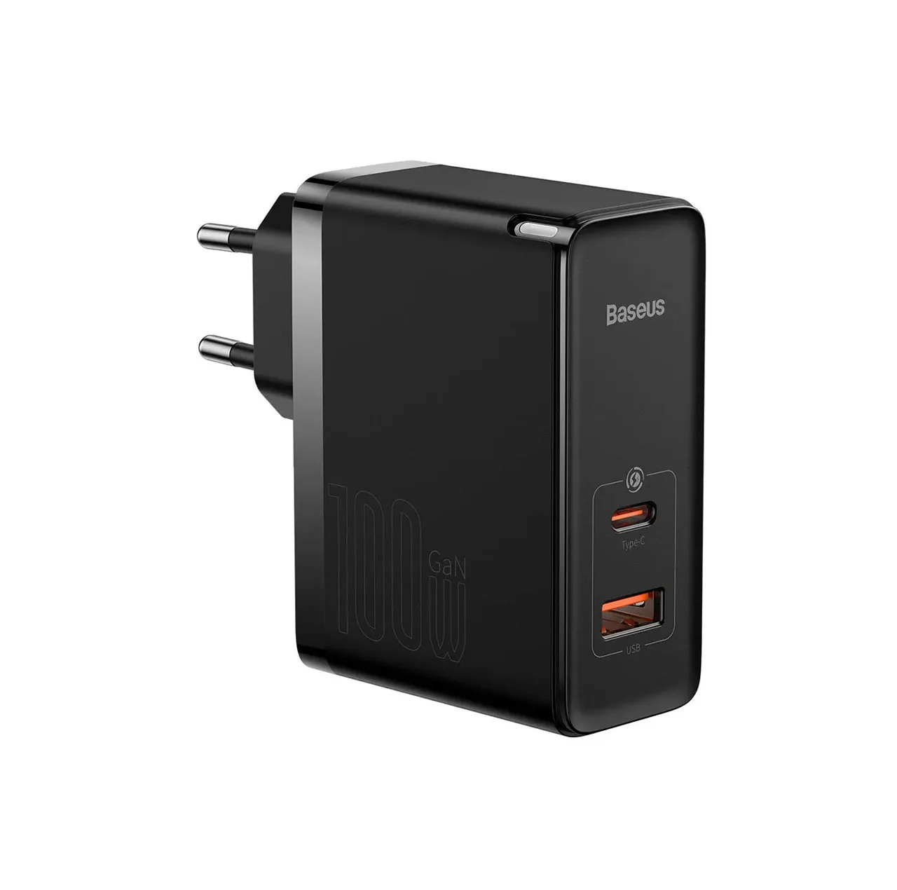 شارژر دیواری 100 وات دو پورت بیسوس مدل GaN5 PRO