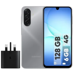 گوشی موبایل سامسونگ مدل Galaxy A17 4G دو سیم کارت ظرفیت 128 گیگابایت و رم 6 گیگابایت  - به همراه شارژر 25 وات سامسونگ