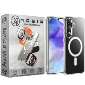 کاور مسیر مدل Clear Magnetic Magsafe مناسب برای گوشی موبایل سامسونگ Galaxy A35