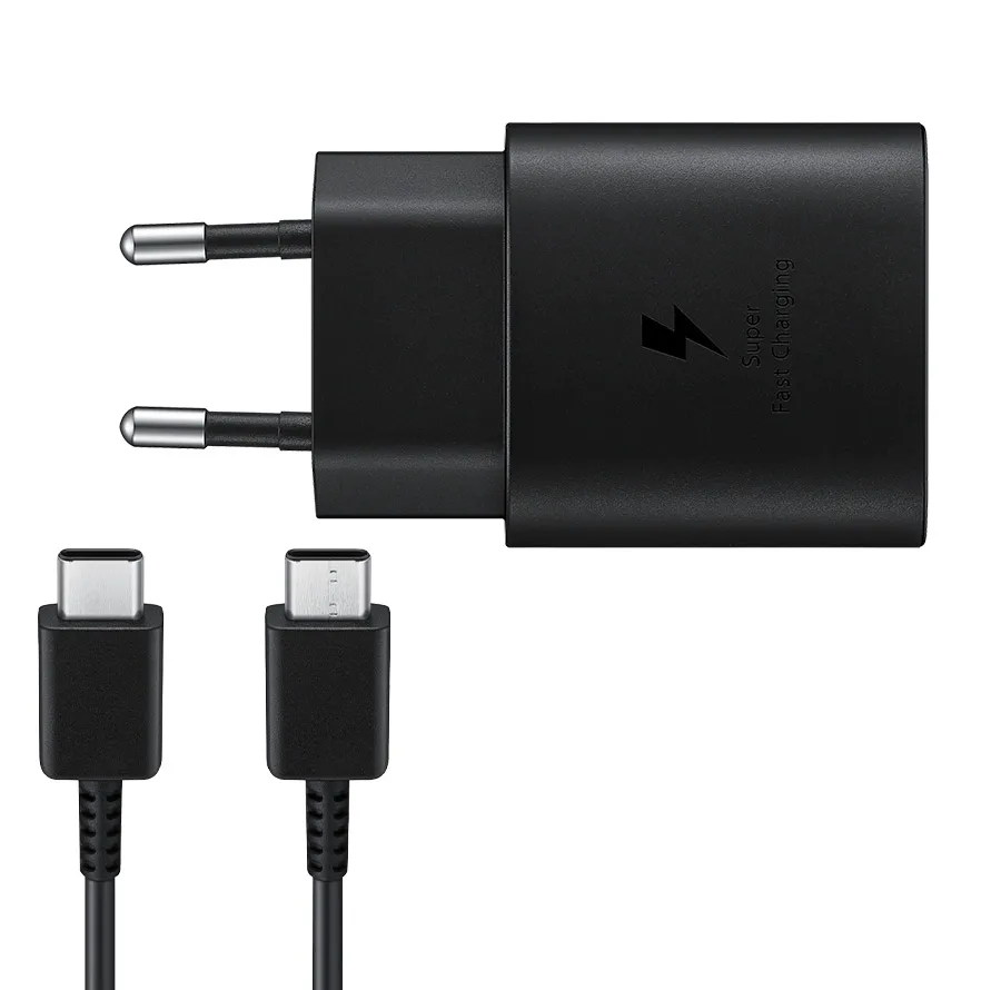 شارژر دیواری 25 وات اس ال وای مدل Galaxy A55 Super Fast به همراه کابل تبدیل USB-C