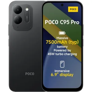 گوشی موبایل شیائومی مدل Poco C95 Pro دو سیم کارت ظرفیت 128 گیگابایت و رم 6 گیگابایت