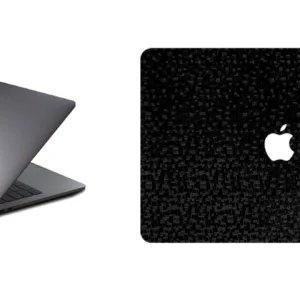 برچسب پوششی ماهوت مدل Black Silicon-Texture مناسب برای لپ تاپ Macbook 12inch Retina