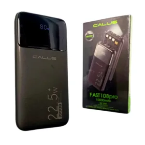 پاوربانک 22.5 وات کالوس مدل fast108 pro ظرفیت 10000 میلی‌آمپرساعت