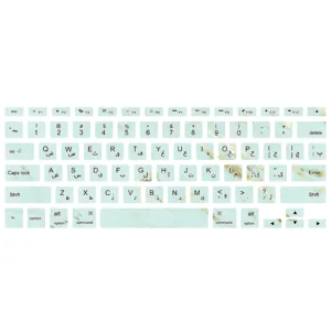 برچسب کیبورد فارسی طرح marble 133 مناسب برای مک بوک ایر 13 اینچ 2010-2017