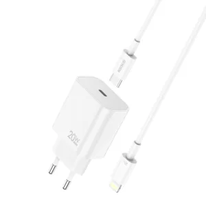 شارژر دیواری 20 وات سندم مدل IPHONE X به همراه کابل لایتنینگ