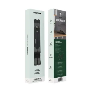 پایه نگهدارنده لپتاپ گرین لاین مدل GNFOLAPSTBK مناسب برای لپ تاپهای 16 تا 17 اینچی