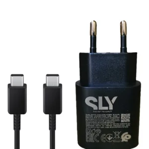 شارژر دیواری 25 وات اس ال وای مدل Galaxy A55 Super Fast به همراه کابل تبدیل USB-C