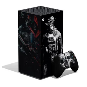 برچسب کنسول بازی Xbox series x طرحcall of duty 14 مجموعه 5 عددی