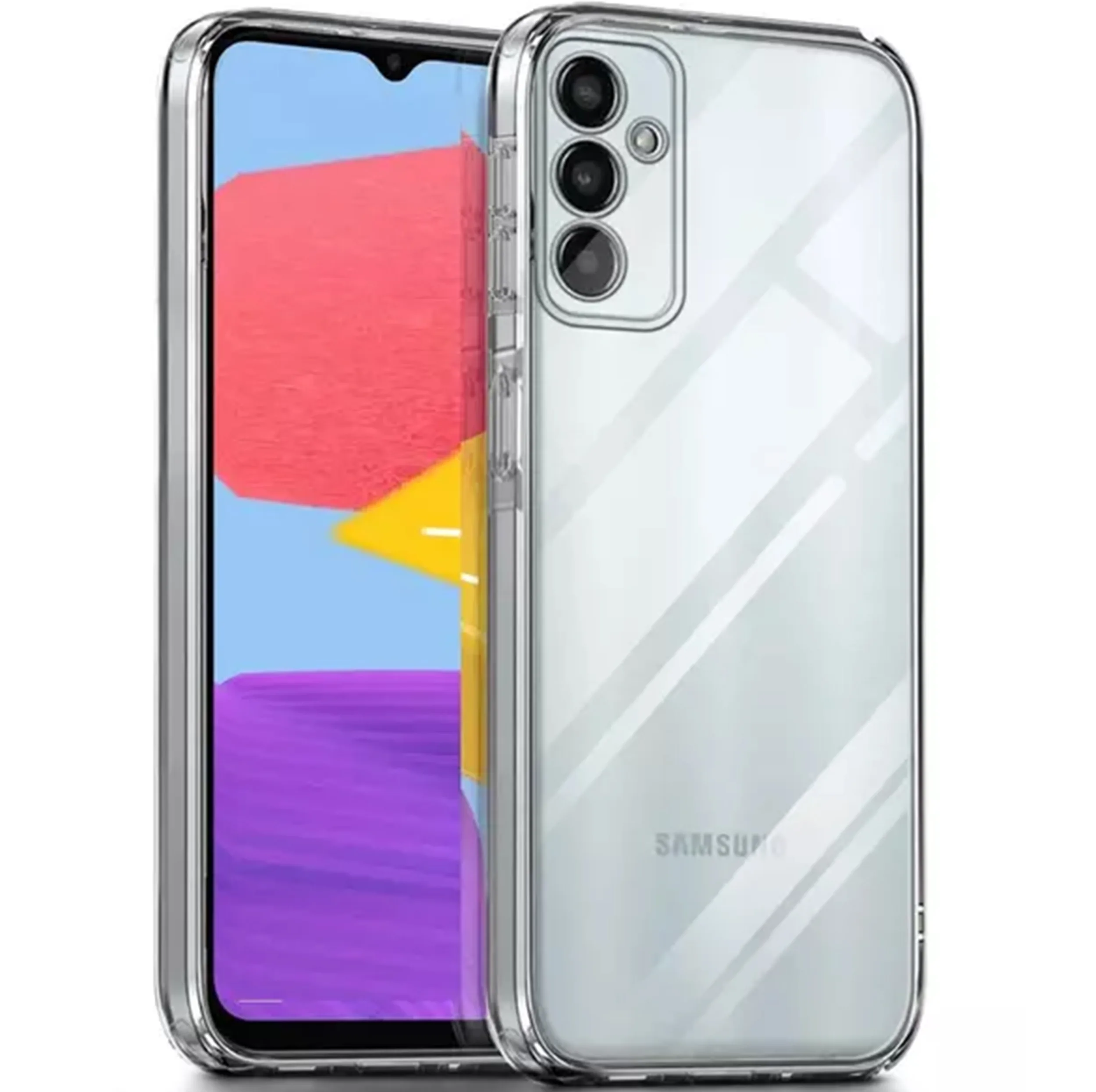 کاور مدل clear کد 55 مناسب برای گوشی موبایل سامسونگ Galaxy A55