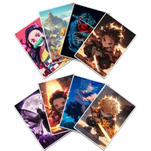 استیکر و برچسب گوفی مدل تانجیرو نزوکو انیمه شیطان کش Demon Slayer Anime کد T06 مجموعه 8 عددی