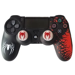 محافظ دسته پلی استیشن ۴ طرح اسپایدر مدل Spider PS4374 به همراه روکش آنالوگ