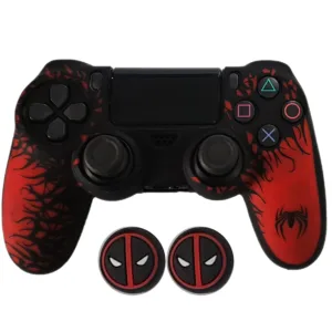محافظ دسته پلی استیشن ۴ مدل Spider PS4371 به همراه روکش آنالوگ