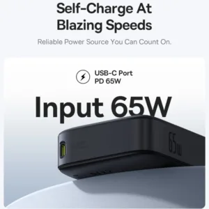 پاوربانک بیسوس مدل Free2Pull 65W ظرفیت 20000 میلی آمپر ساعت به همراه کابل USB-C