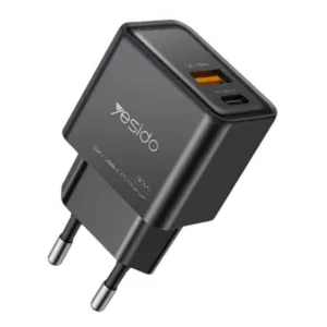 شارژر دیواری 30 وات 2 پورت یسیدو مدل YC64