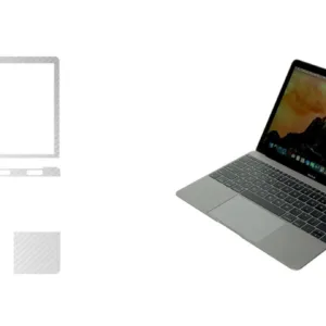 برچسب پوششی ماهوت مدل White Carbon مناسب برای لپ تاپ Macbook 12inch Retina