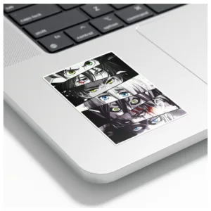 استیکر لپ تاپ و موبایل گوفی مدل انیمه اتک آن تایتان طرح AOT Attack on Titan Anime کد AOT01 مجموعه 8 عددی