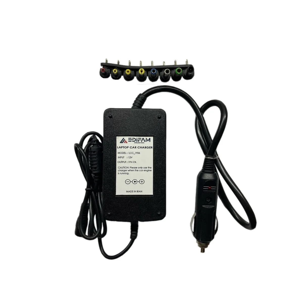 شارژر فندکی لپ تاپ ۱۹ ولت ۶ آمپر ادیفام مدل LCC_1906