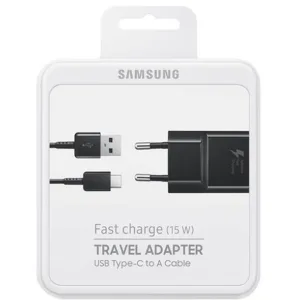 شارژر دیواری مدل Travel Adapter Fast Charge 15W به همراه کابل تبدیل USB-C